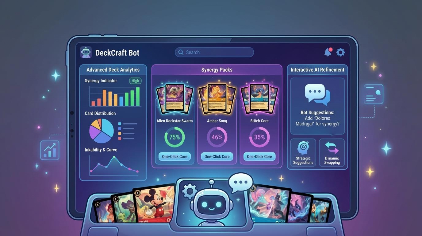 DeckCraft Bot - AI-Powered Lorcana Deck Builder